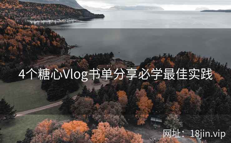 4个糖心Vlog书单分享必学最佳实践