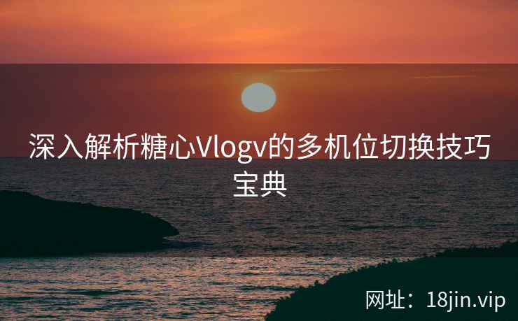 深入解析糖心Vlogv的多机位切换技巧宝典