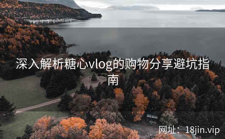 深入解析糖心vlog的购物分享避坑指南