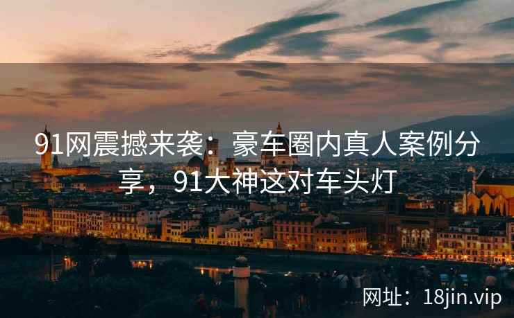 91网震撼来袭：豪车圈内真人案例分享，91大神这对车头灯