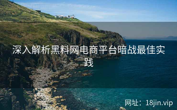 深入解析黑料网电商平台暗战最佳实践
