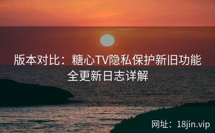 版本对比：糖心TV隐私保护新旧功能全更新日志详解